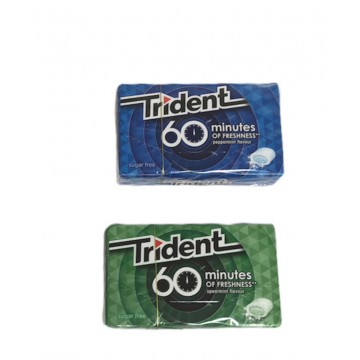 2 Uds CHICLES TRIDENT 60´