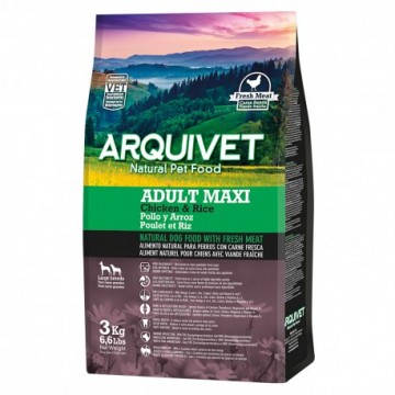 Arquivet Dog Adult Maxi / Pollo Y Arroz 3 Kg
